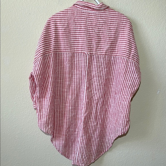 Holding Horses Striped Oversized Shirt - Picture 5 of 7